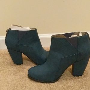 Blue Ankle Bootie